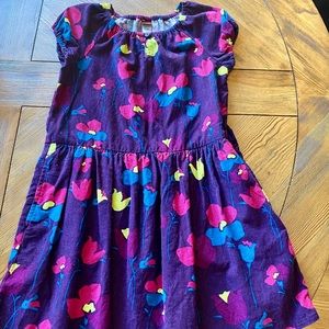 Purple corduroy dress